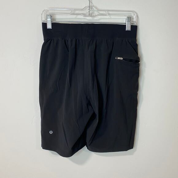 Lululemon Men's THE Short Active Gym Lined Black 9" Small Running - Picture 2 of 7